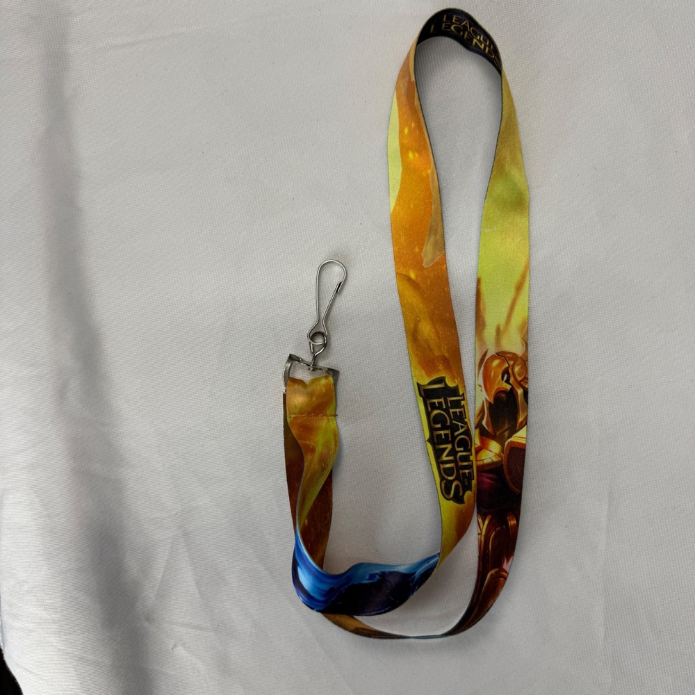 League of Legends Official Lanyard Azir Character Art Keychain ID Badge Holder